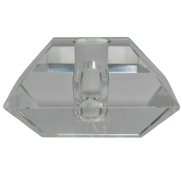 Vintage Hand Cut Crystal Glass Candle Holders – Set of 3 – Made in Japan - Mid C - Picture 10 of 10